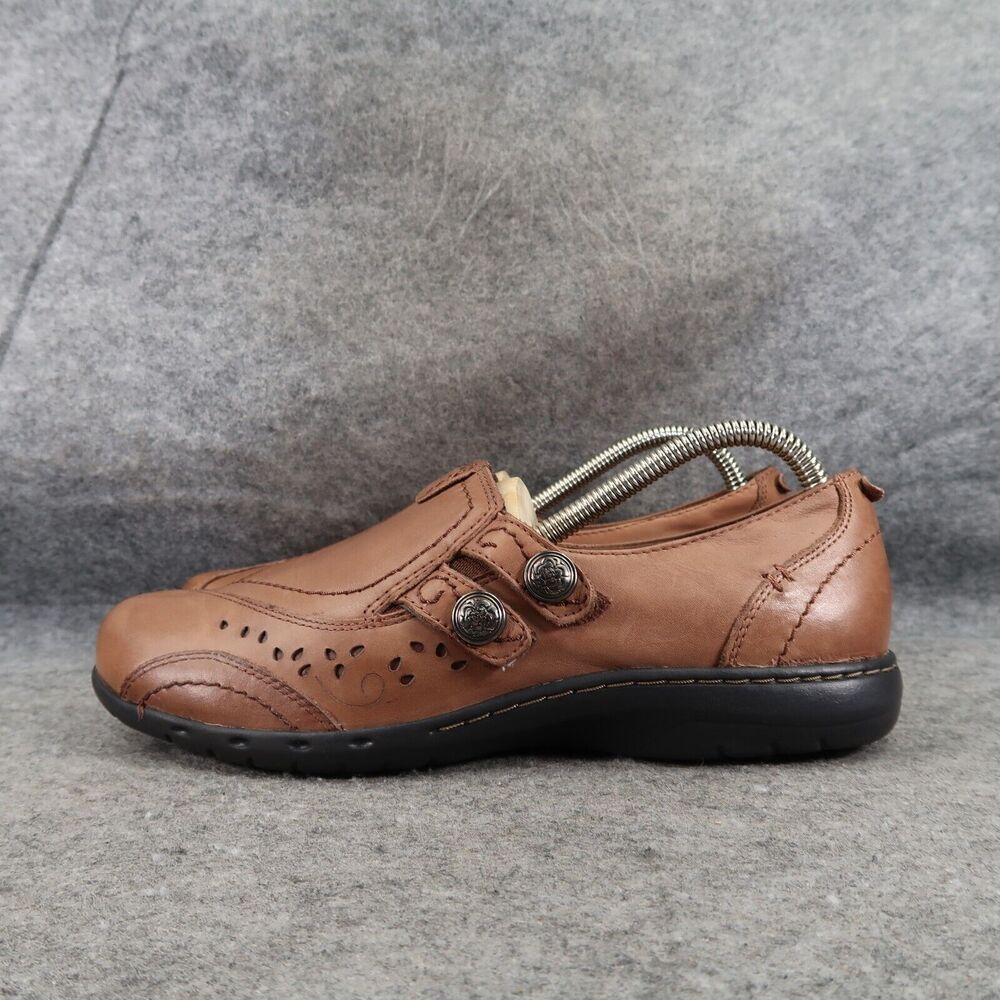 Rockport Shoes Womens 8.5 Daisey Slip On Comfort Leather Artisan Walking Classic - Picture 3 of 13